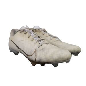 Nike Shoes Mens 13 Football Cleats Vapor Edge 360 White Gold Sport Athletic Low